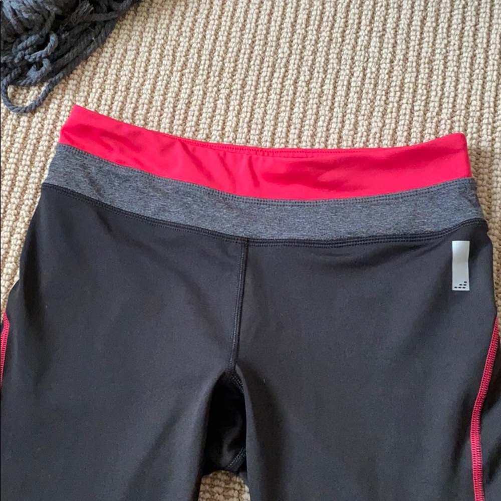 BCG black and pink leggings